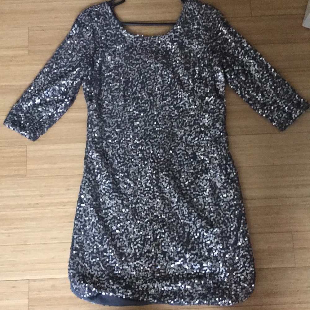 Silver sequin LC Lauren Conrad dress